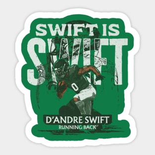 D'Andre Swift Philadelphia Swift Is Swift Sticker